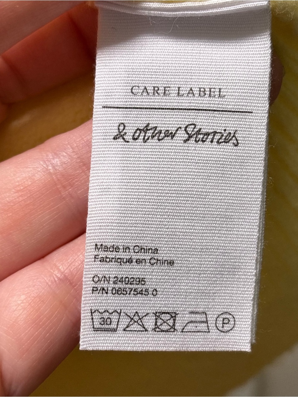 & Other Stories Light Yellow Mock Turtleneck Sweater Size XS - Picture 8 of 10